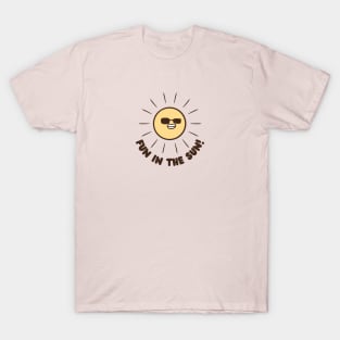 Fun in the sun a cool sun wearing sunglasses T-Shirt